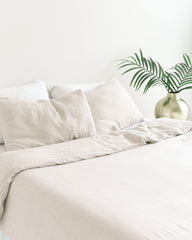 Chambray Luxe Linen Duvet Cover Set