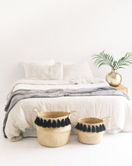 Chambray Luxe Linen Duvet Cover Set