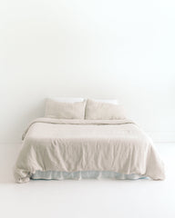 Chambray Luxe Linen Duvet Cover Set