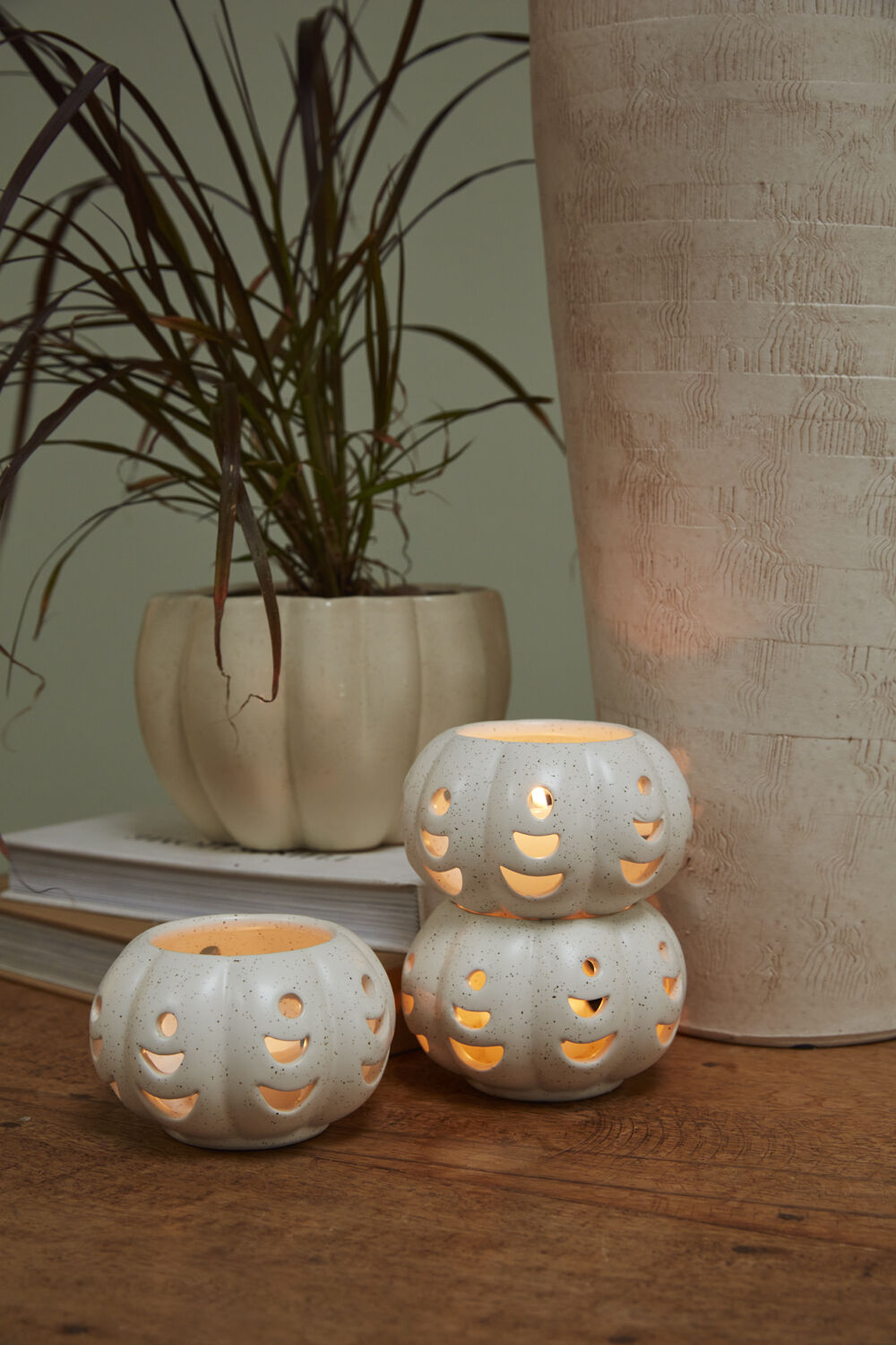 Harvest Glow Pumpkin Votives