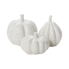 Carved Ceramic Pumpkin