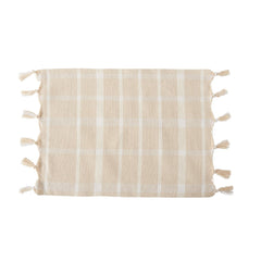 Rustic Grid Cotton Placemat