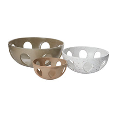 Aira Open-Weave Ceramic Bowl