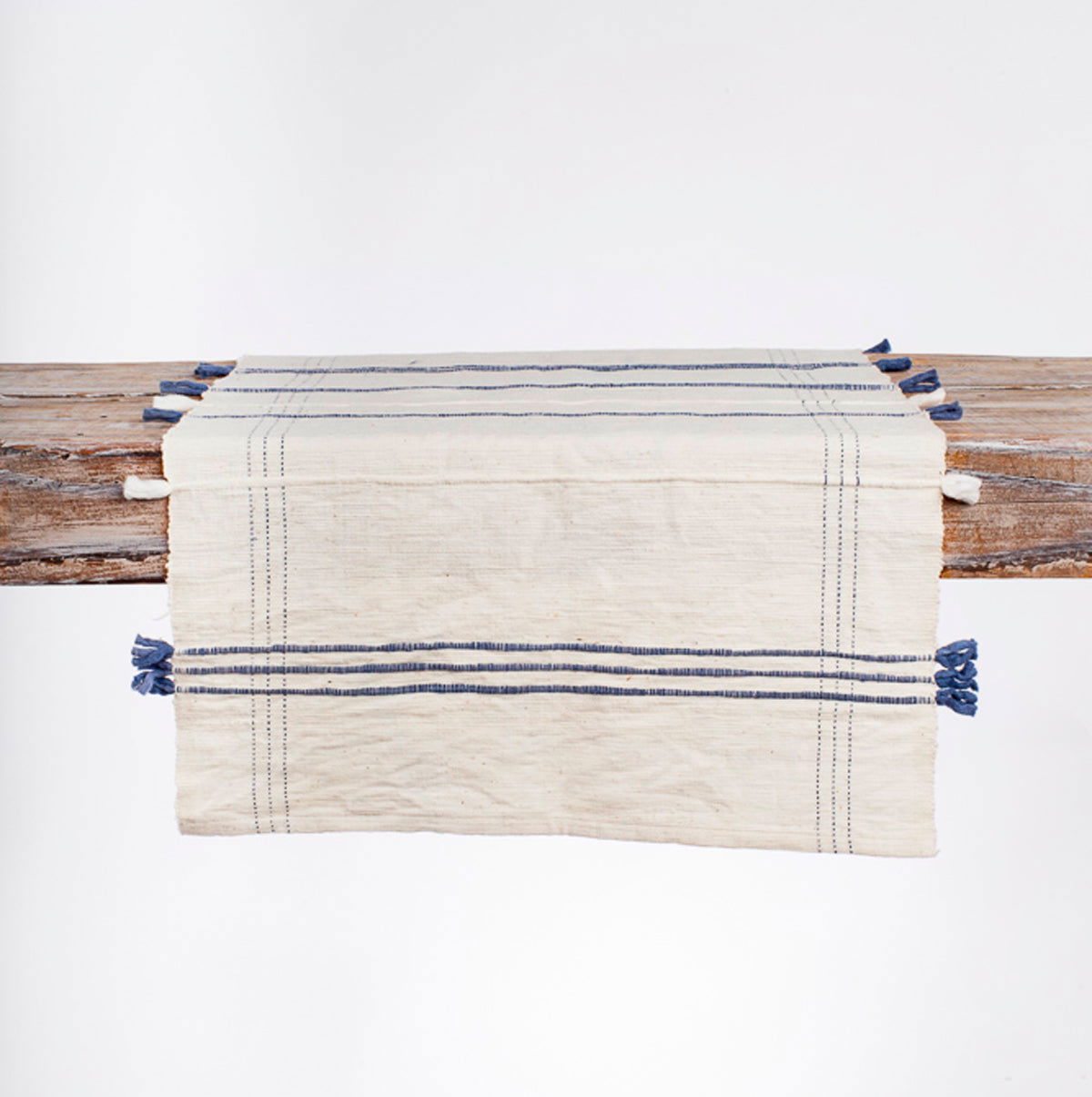 PlaidTuft Cotton Table Runner