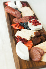 24" Acacia Wood Charcuterie Board