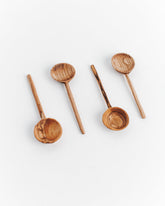 Kibira Olive Wood Coffee Spoon Set