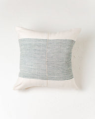18" Riviera Hand-Stitch Throw Pillow Navy