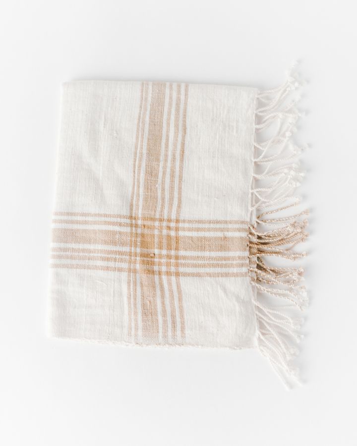 Cabin Hatch Cotton Hand Towel Beige