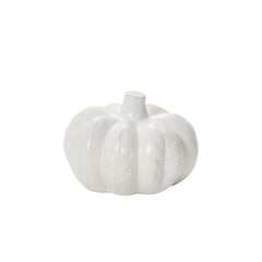 Carved Ceramic Pumpkin 4.25"x 3.25"