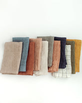 BelgianLoom Stone Washed Linen Napkins