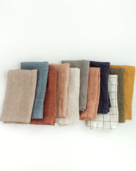 BelgianLoom Stone Washed Linen Napkins