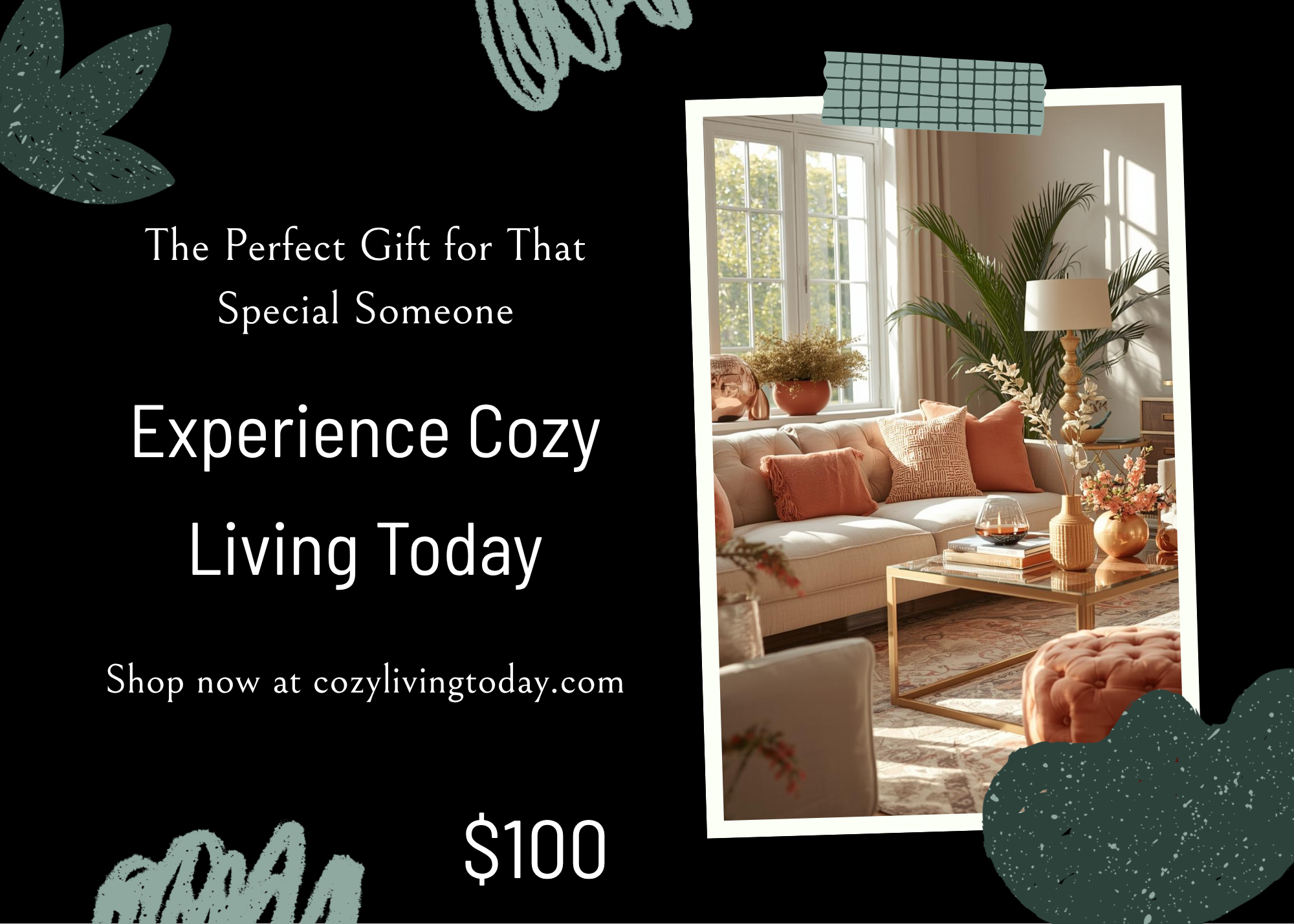 Cozy Living Today Gift Card $100.00