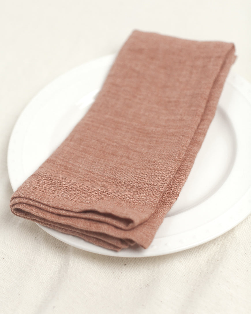 BelgianLoom Stone Washed Linen Napkins