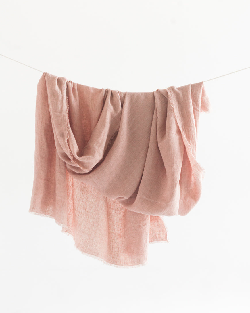 FrayLoom Stone Washed Linen Tablecloth