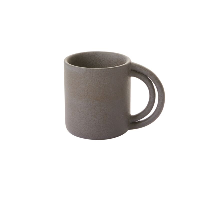 TerraCharm Mugs - Set of 2 5.5"x 3.5"x 4" - Set of 2 in Black