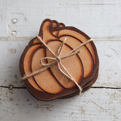 Pumpkin Coaster Set