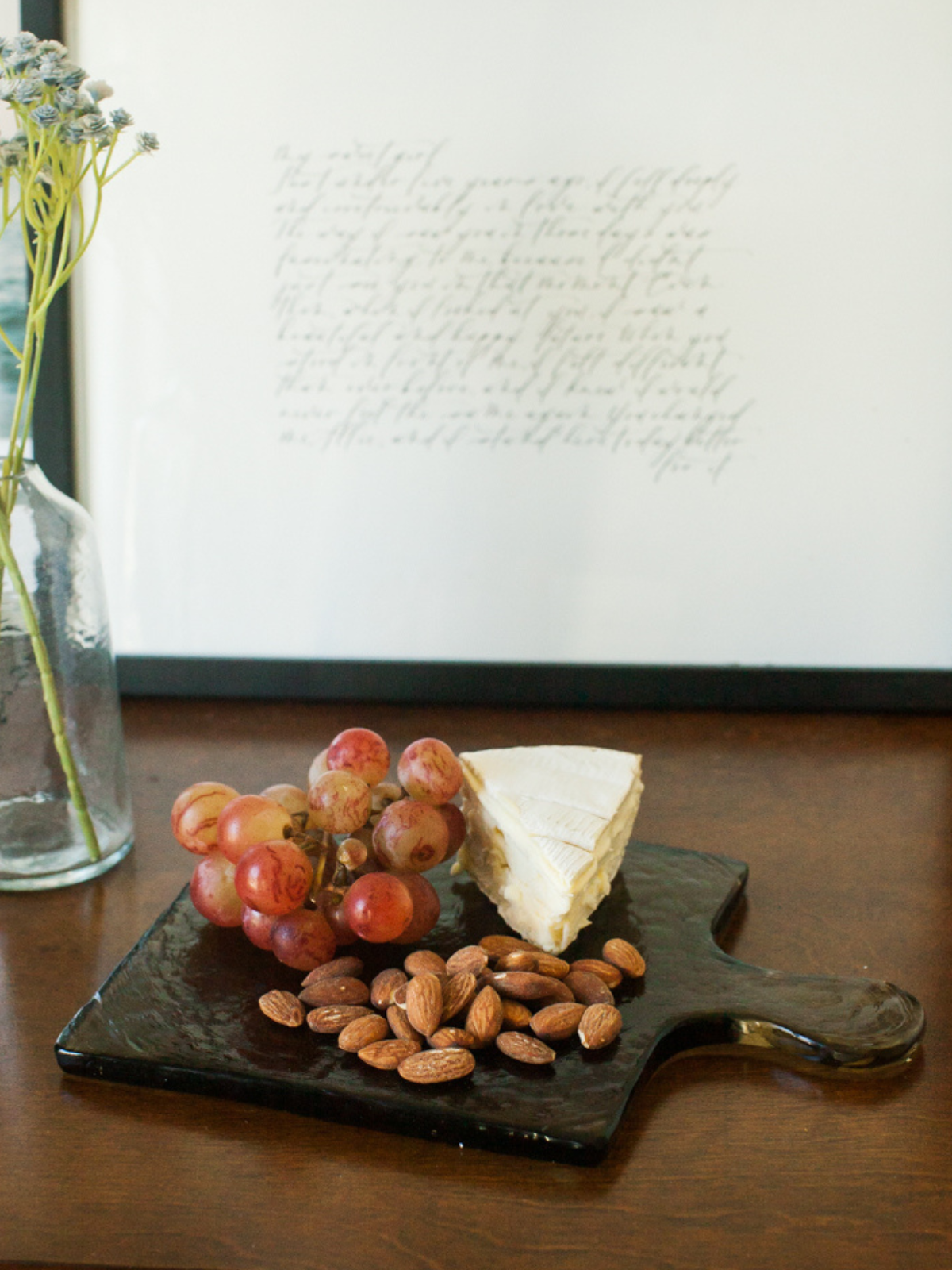 PebbleWood Hammered Glass Serving Boards