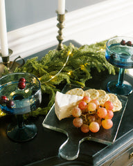 PebbleWood Hammered Glass Serving Boards