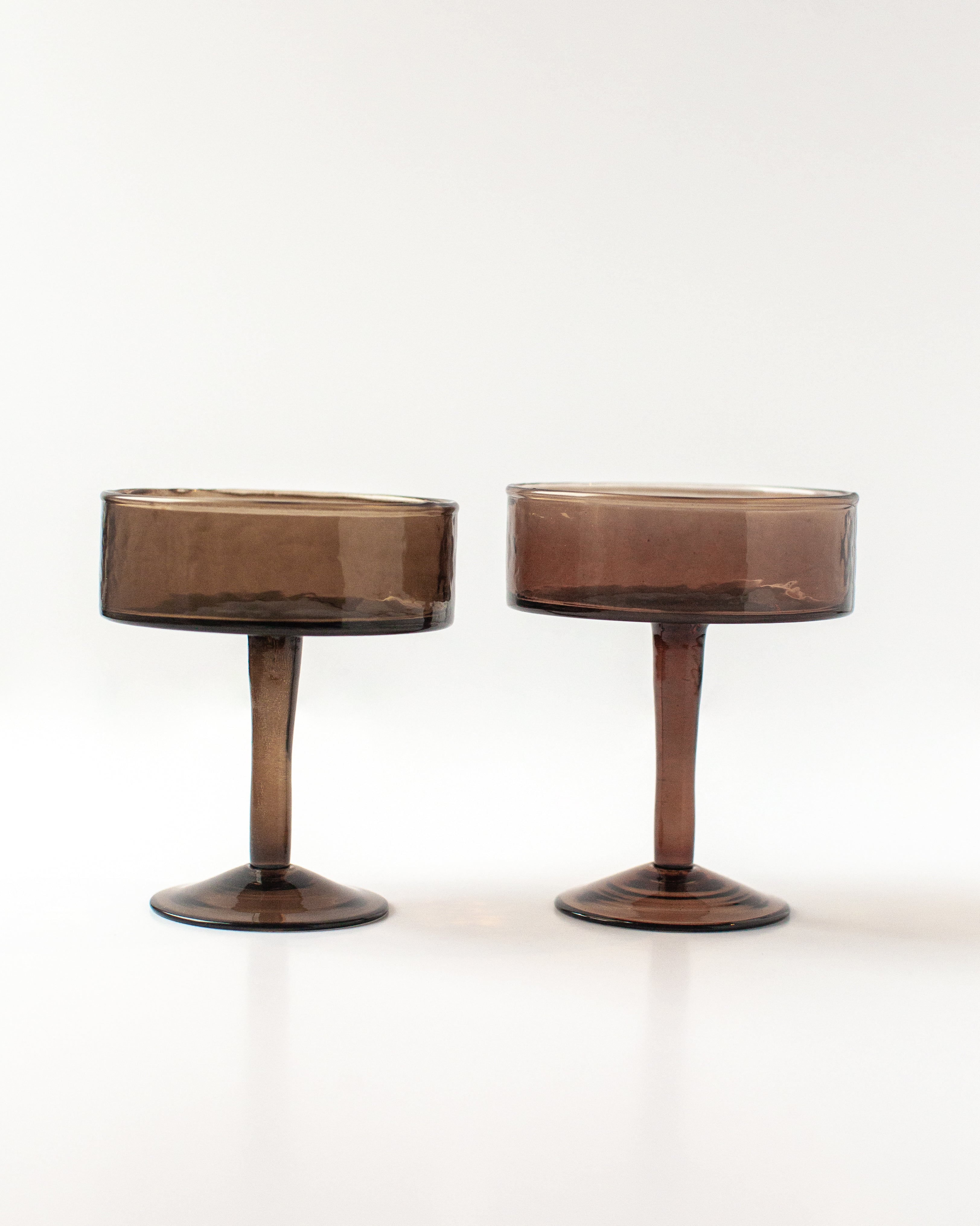 PebbleWood Ember Coupe Cocktail Glasses-Set of 2