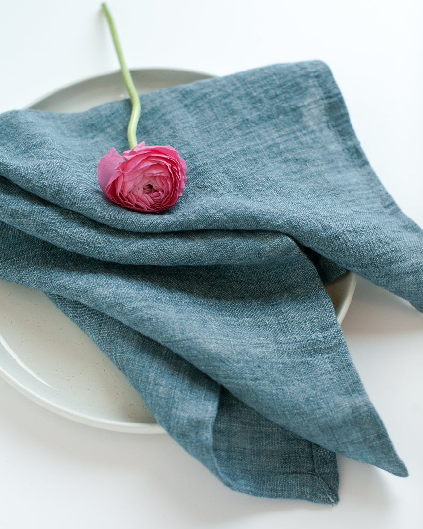 BelgianLoom Stone Washed Linen Napkins