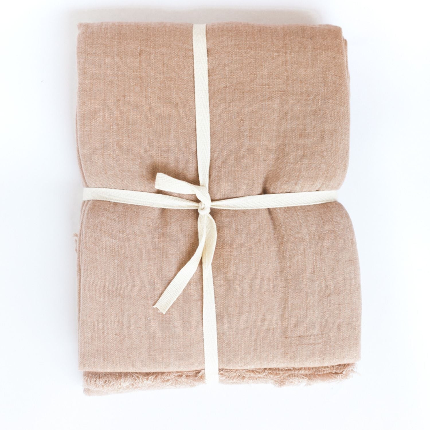 FrayLoom Stone Washed Linen Tablecloth