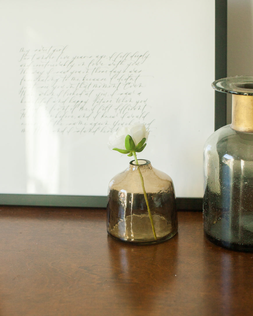 PebbleWood Dawn Bud Vase