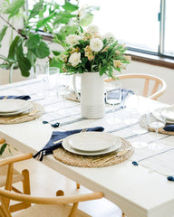 PlaidTuft Cotton Table Runner