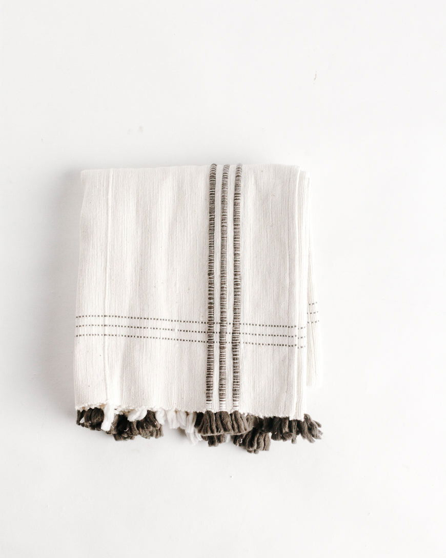 PlaidTuft Cotton Table Runner