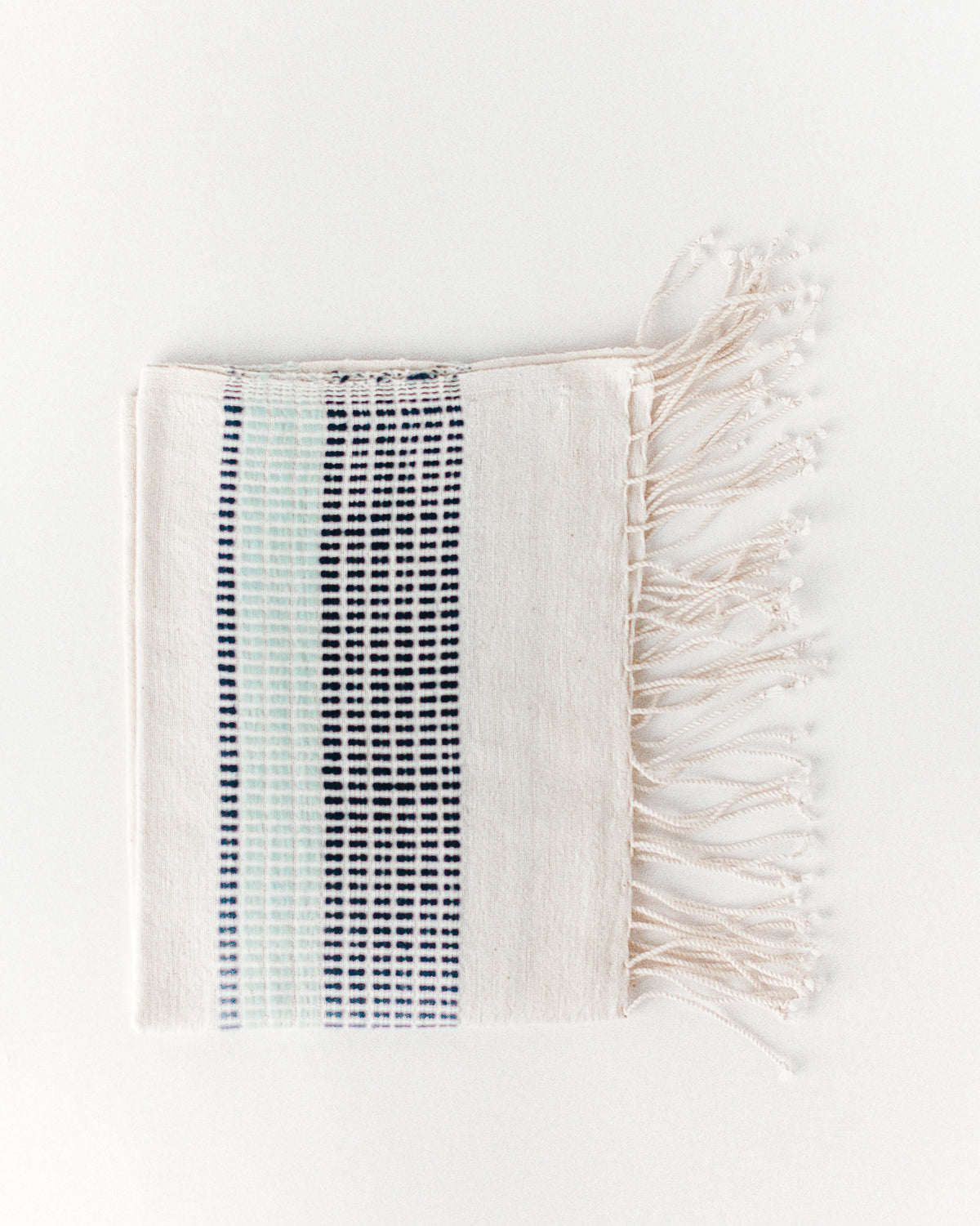 Camden Cotton Hand Towel Azure and Navy