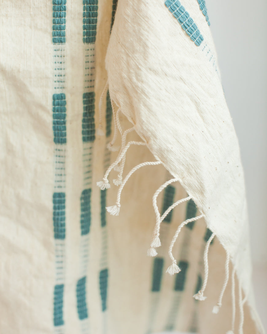 Soho Cotton Hand Towel Aqua