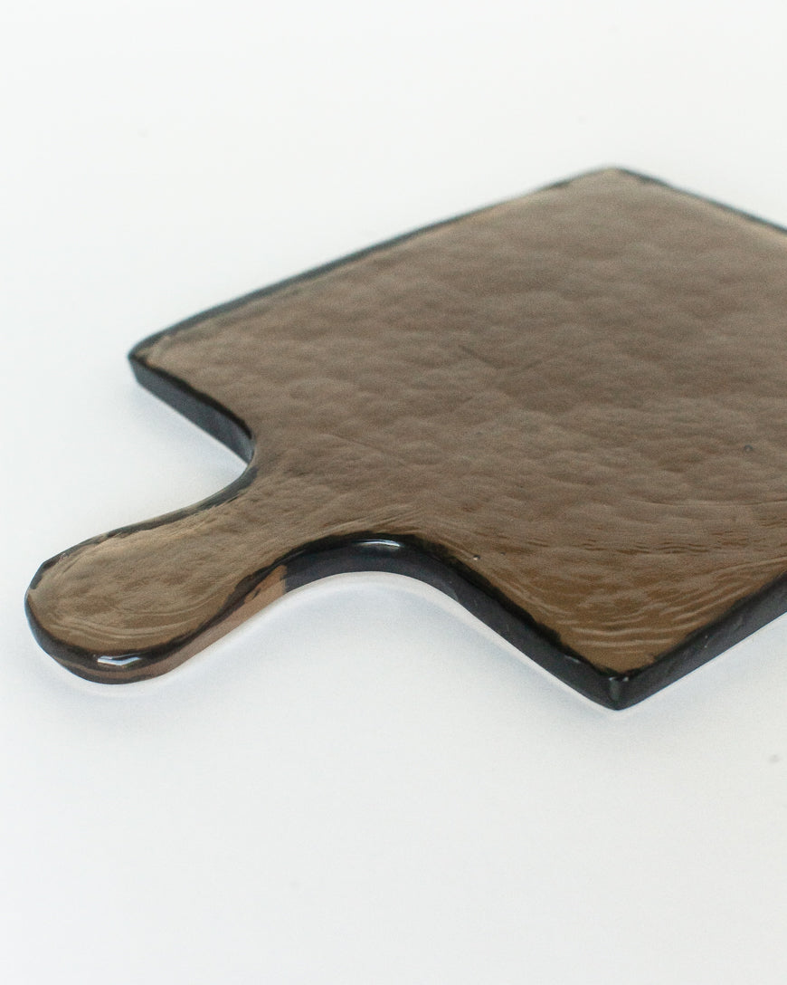 PebbleWood Hammered Glass Serving Boards
