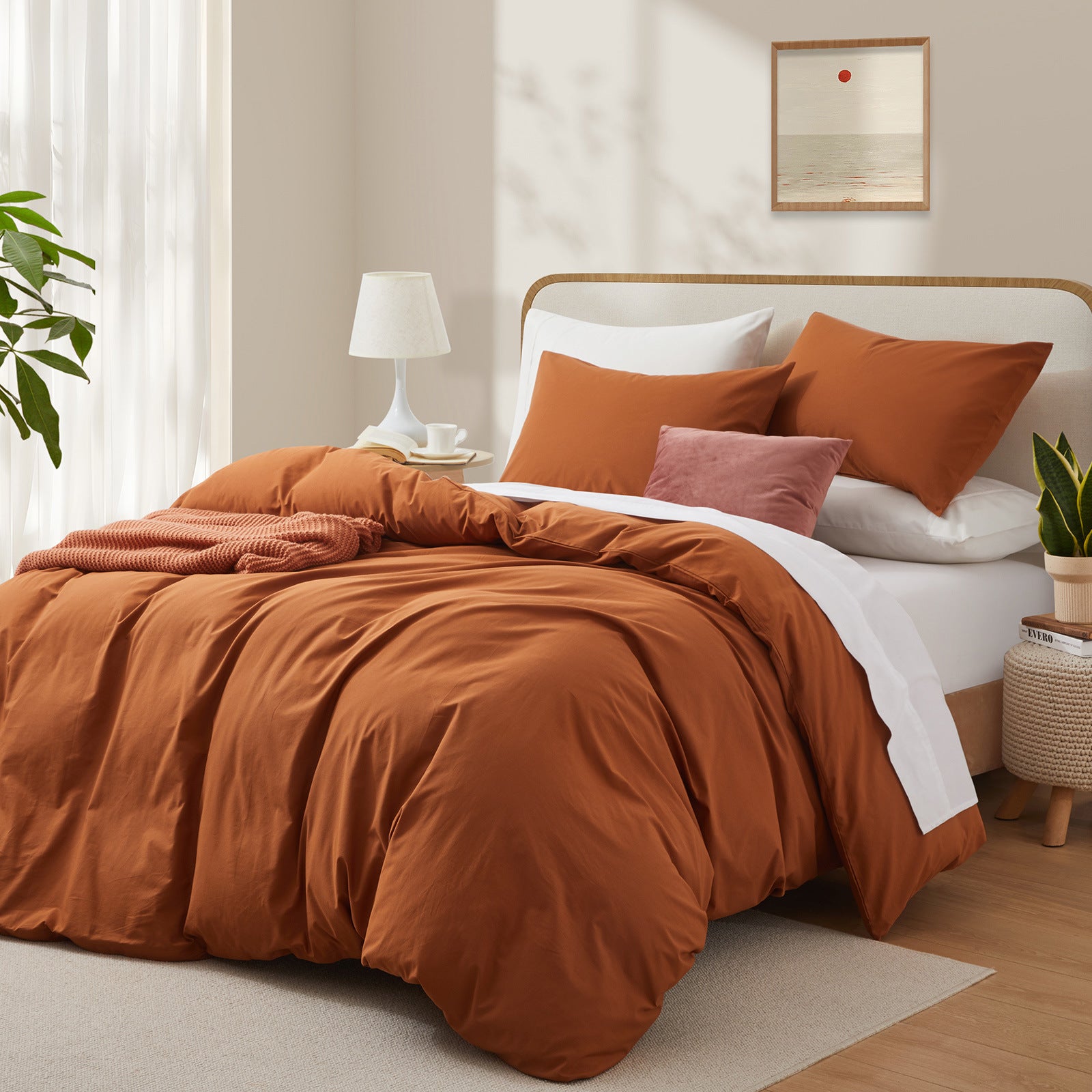 Cloud Comfort 100% Washed Cotton Duvet Set (No Comforter)