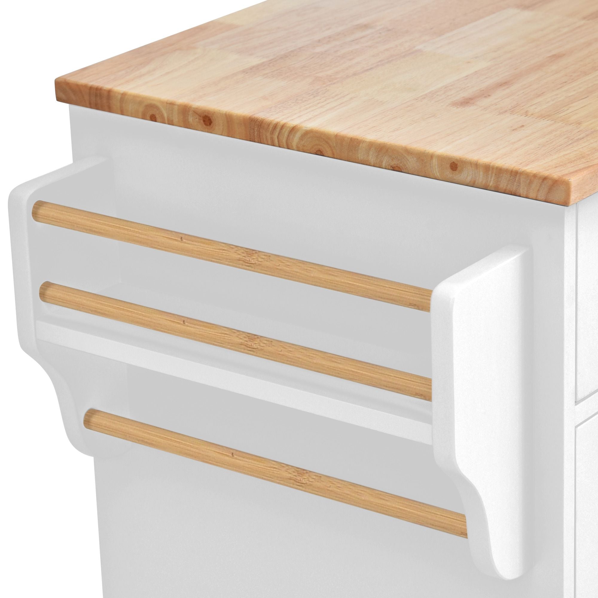 kitchen island with storage and 5 drawers