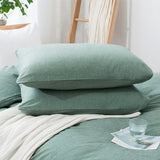 Cloud Comfort 100% Washed Cotton Duvet Set (No Comforter)