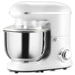 Stand Mixer with 6+1P Speed, 600W Tilt Head Kitchen Electric Mixer with 6 Qt Stainless Steel Mixing Bowl, Beater, Dough Hook and Splash Guard for Baking Bread, Cakes, and Cookies, Silver