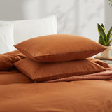 Cloud Comfort 100% Washed Cotton Duvet Set (No Comforter)