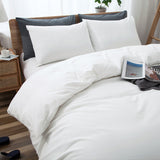Cloud Comfort 100% Washed Cotton Duvet Set (No Comforter)