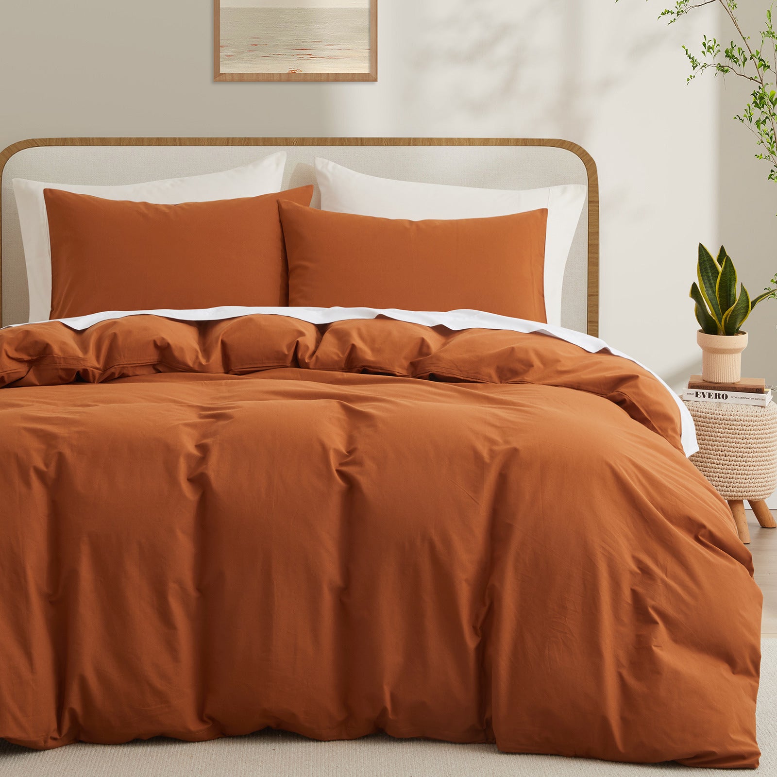 Cloud Comfort 100% Washed Cotton Duvet Set (No Comforter)