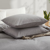 Cloud Comfort 100% Washed Cotton Duvet Set (No Comforter)