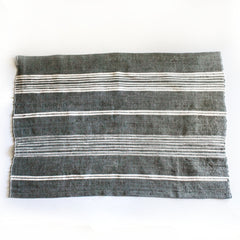 Avery Cotton Bath Mat Grey with Natural