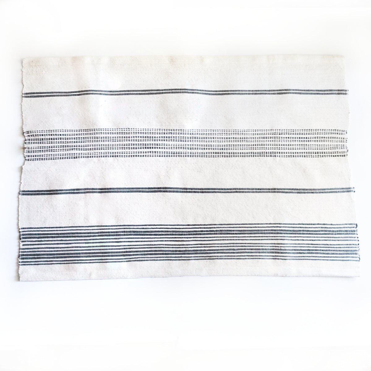 Avery Cotton Bath Mat Natural with Grey