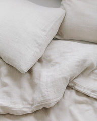 Chambray Luxe Linen Duvet Cover Set
