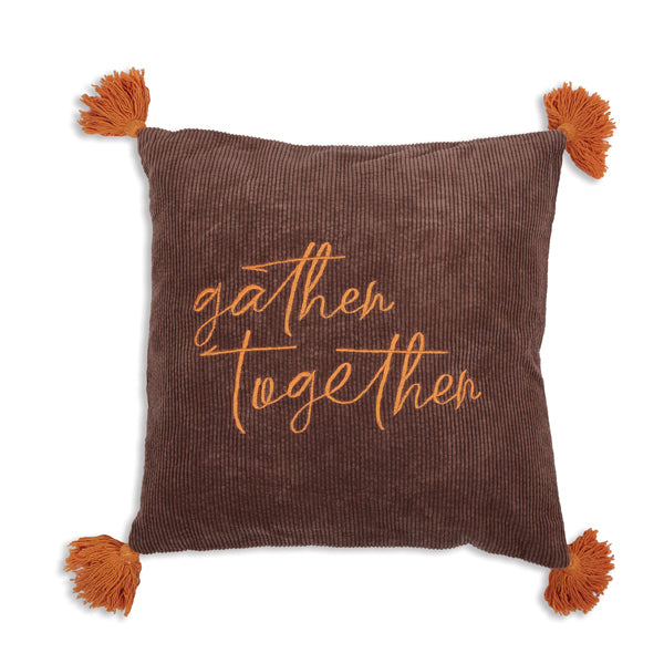 Gather Together Throw Pillow
