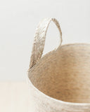 Solana Hanging Basket – Handwoven Palm Storage & Décor