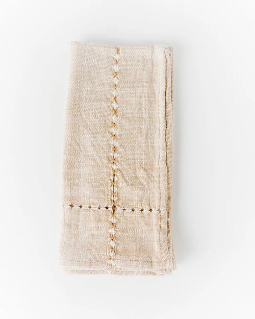 NaturaStitch Cotton Napkins Rattan
