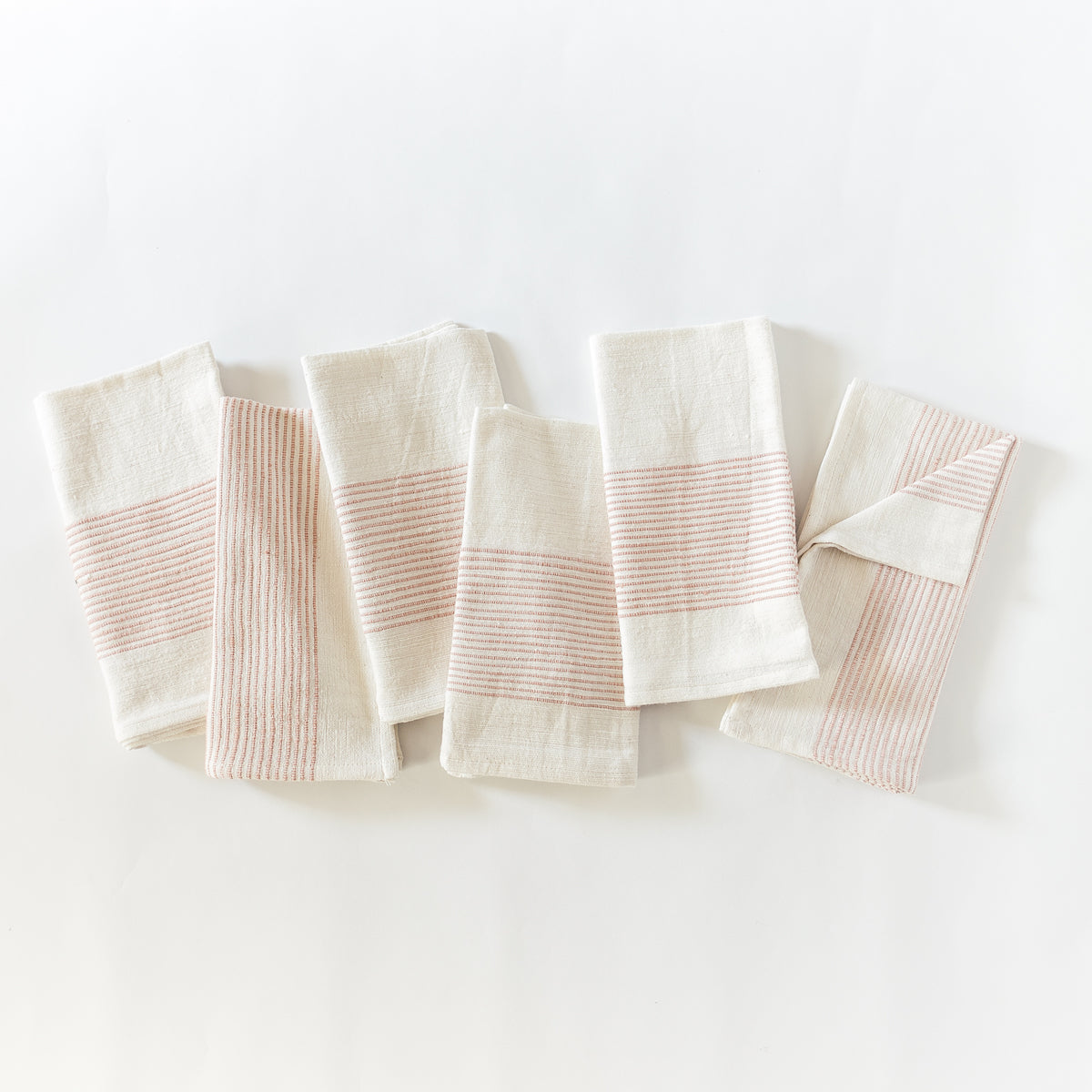 Riviera Cotton Napkins Blush Set of 6