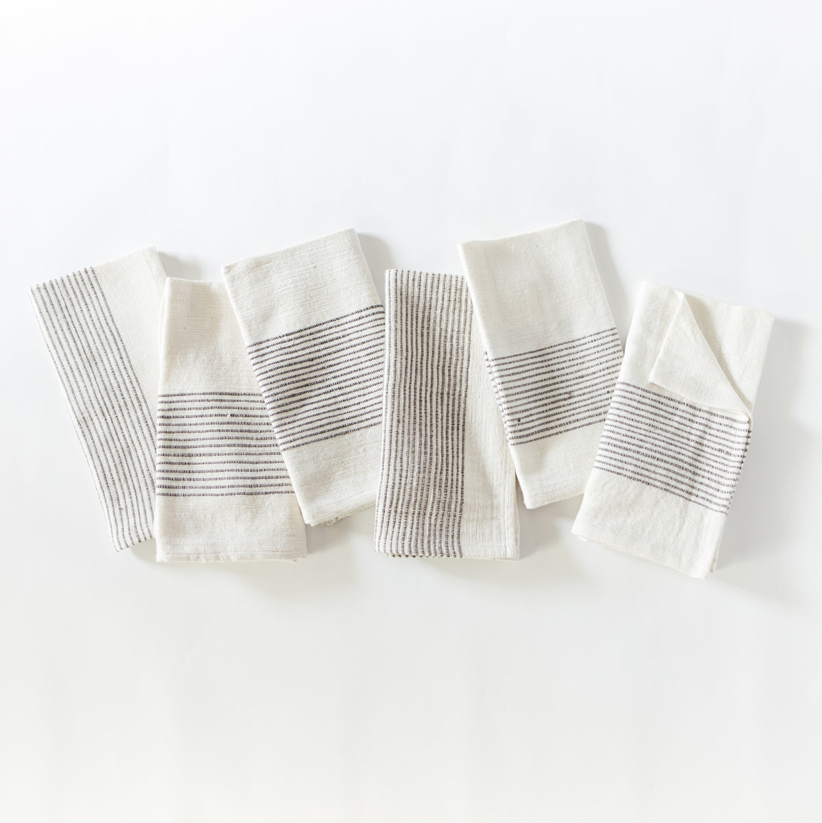 Riviera Cotton Napkins Grey Set of 6