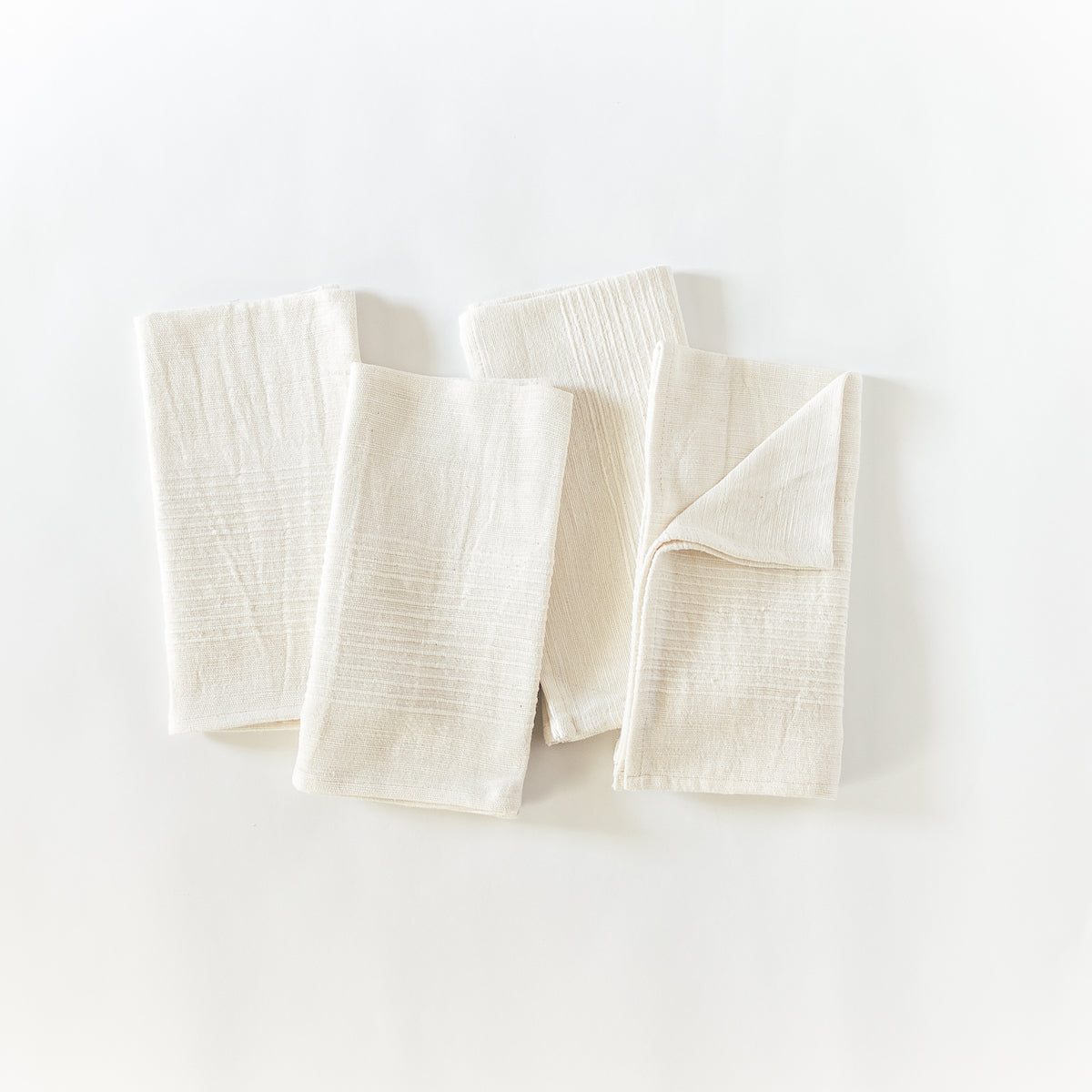 Riviera Cotton Napkins Natural Set of 4