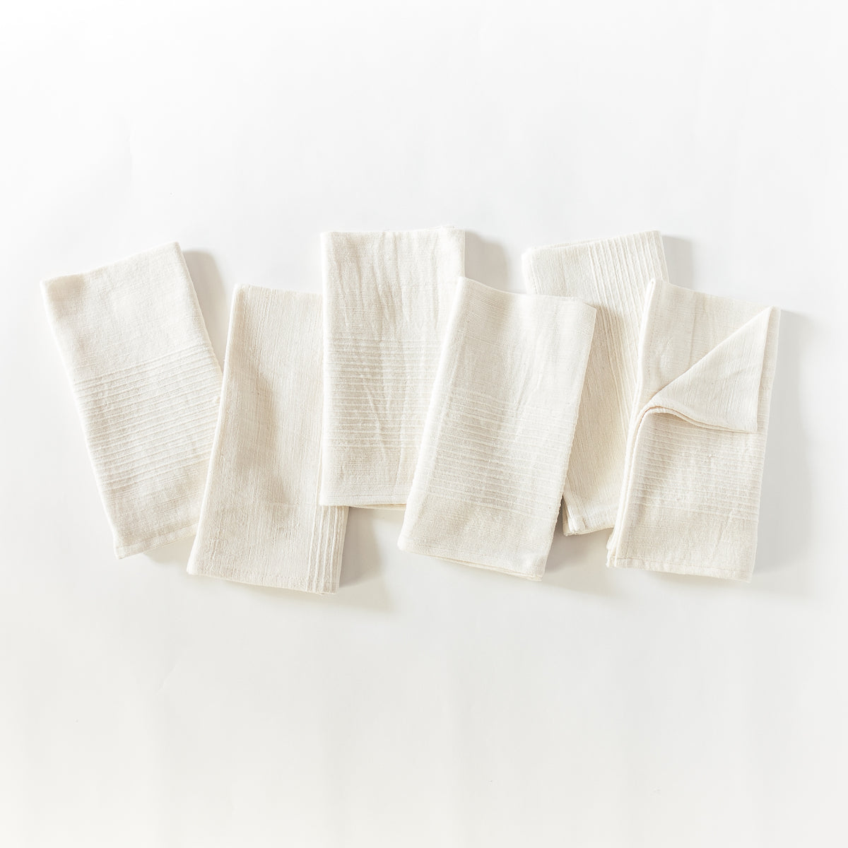 Riviera Cotton Napkins Natural Set of 6