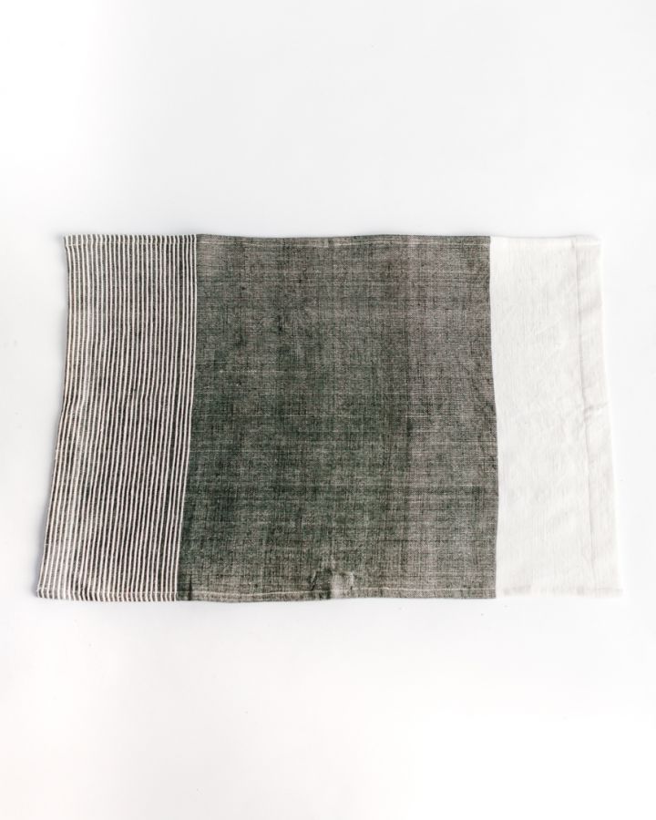 HarborStripe Cotton Tea Towel